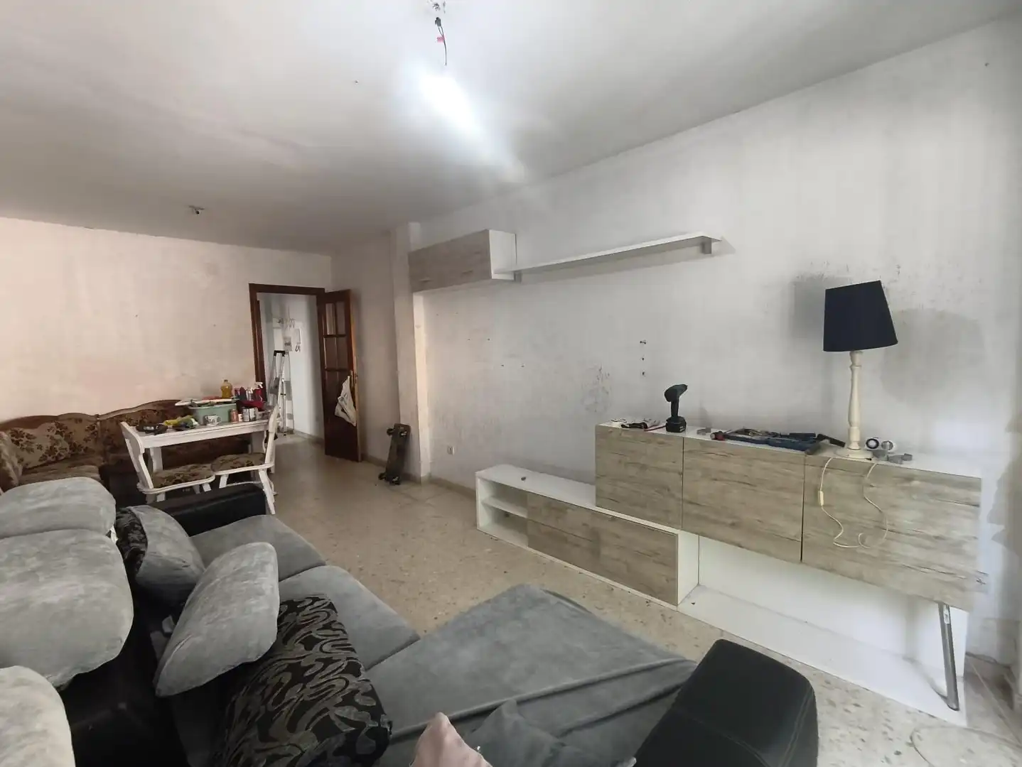 Sala de estar de Piso en venta en Algeciras con Amueblado