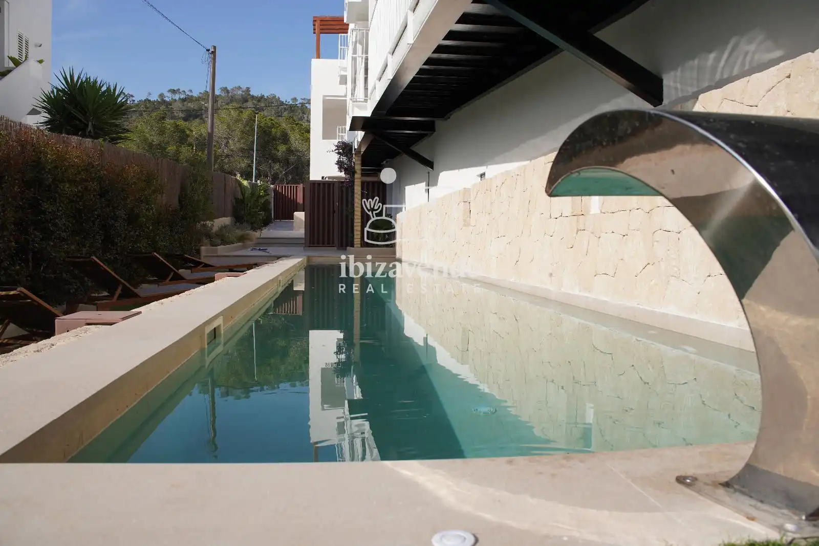 Piscina de Pis de lloguer en Sant Antoni de Portmany amb Aire condicionat, Calefacció i Terrassa