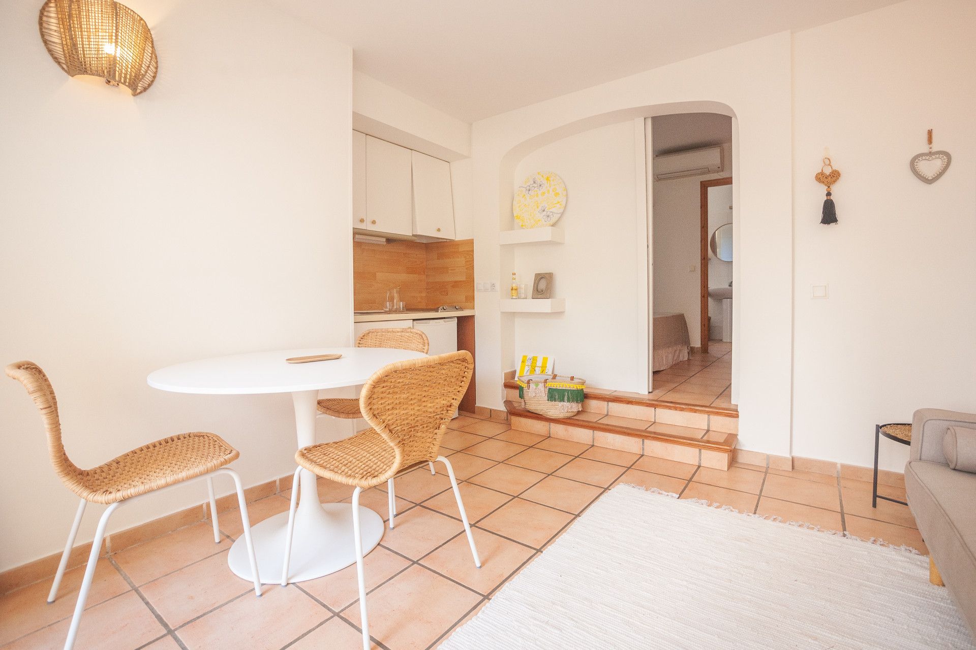 Kitchen of Apartment for sale in Santa Eulària des Riu  with Air Conditioner, Terrace and Furnished