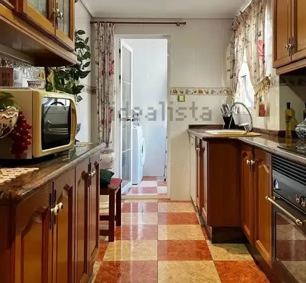 Cocina de Piso en venta en Castellón de la Plana / Castelló de la Plana con Terraza y Amueblado