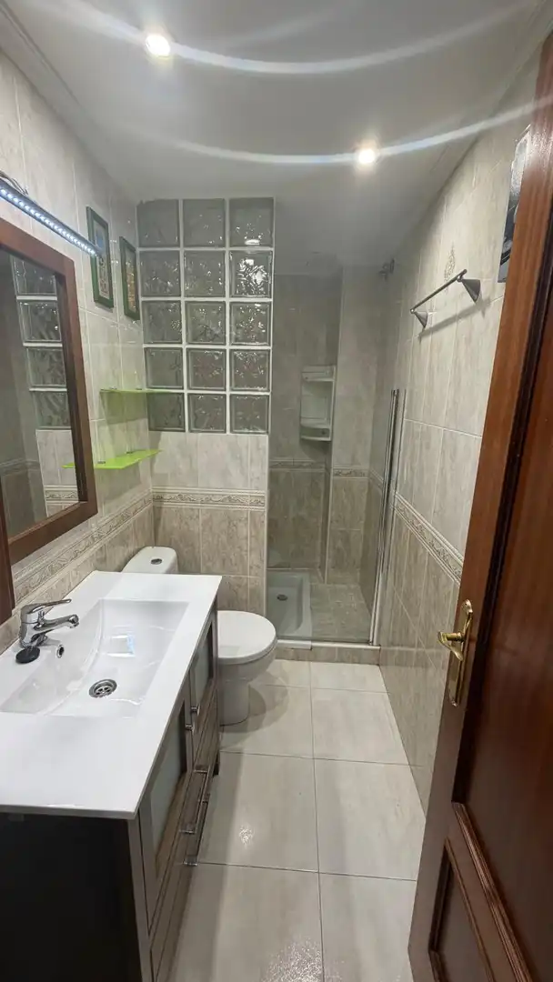 Baño de Casa adosada en venta en Salvatierra / Agurain con Calefacción y Jardín privado