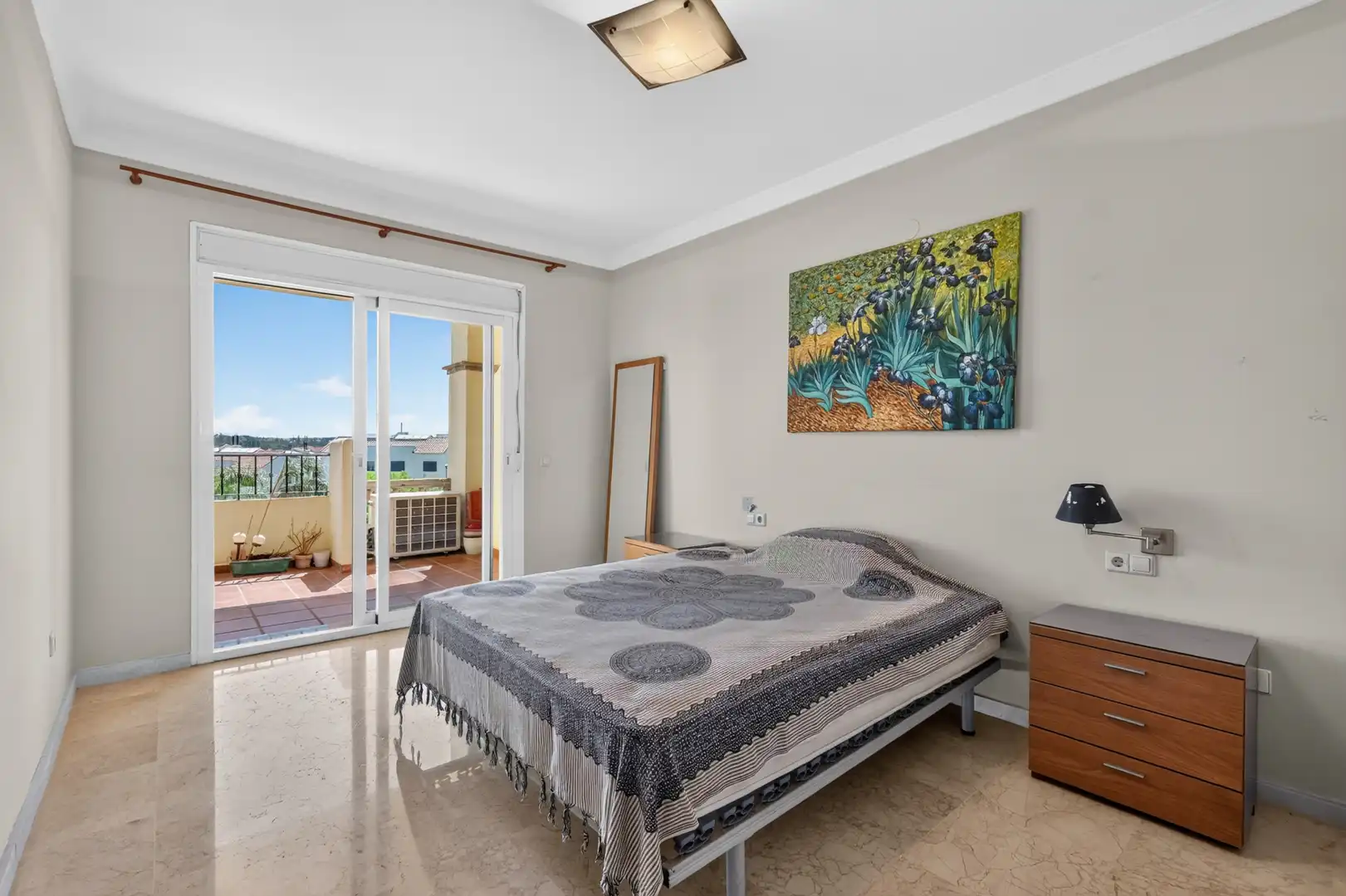 Bedroom of Flat for sale in Mijas  with Air Conditioner, Terrace and Storage room