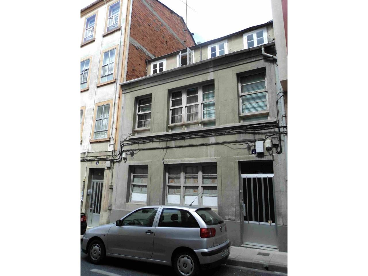 Vista exterior de Casa adosada en venta en Lugo Capital