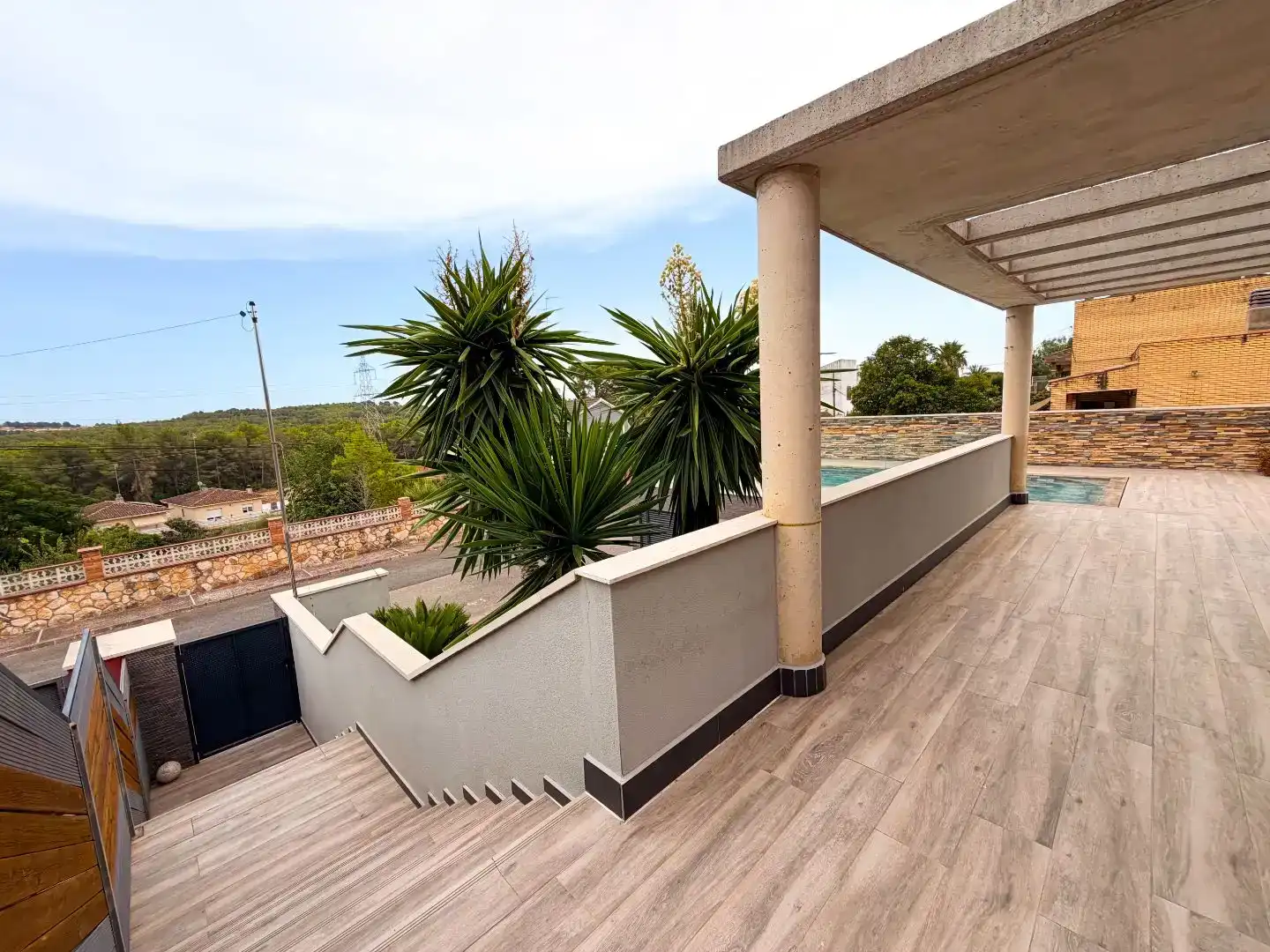 Terrassa de Casa o xalet en venda en Els Pallaresos amb Aire condicionat, Piscina i Balcó