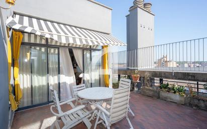Terrace of Attic for sale in Girona Capital  with Air Conditioner and Terrace