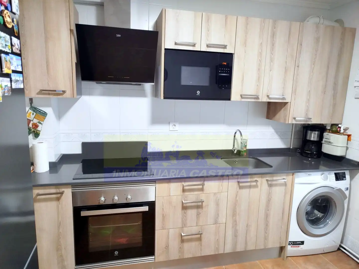 Kitchen of Flat for sale in Castro-Urdiales  with Heating and Balcony