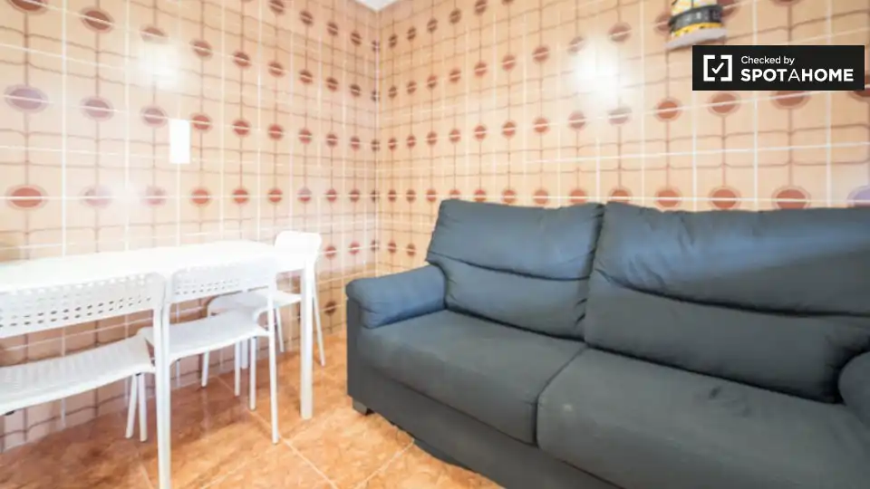 Sala de estar de Piso de alquiler en Valencia con Aire acondicionado, Calefacción y Amueblado
