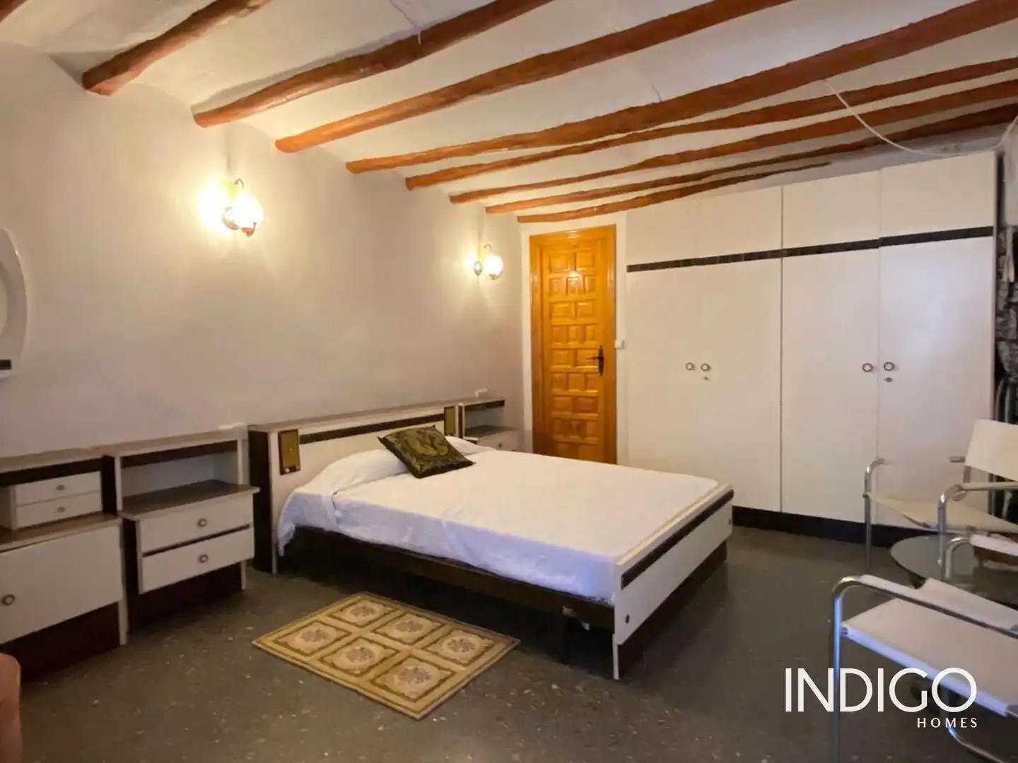 Dormitori de Casa adosada en venda en Ibi amb Calefacció, Traster i Moblat
