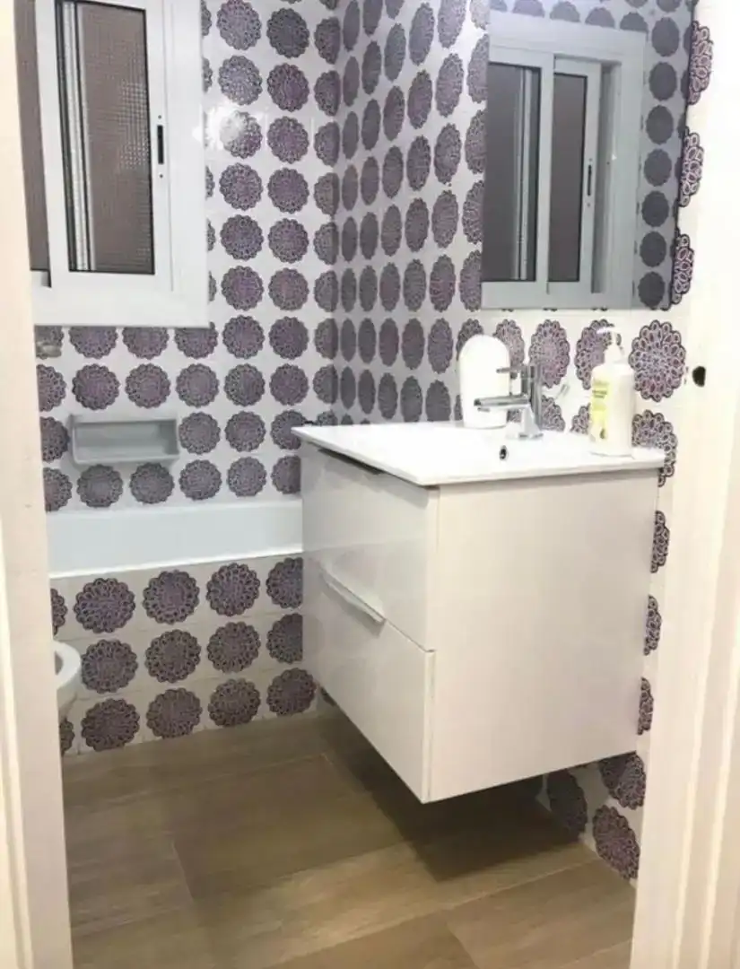 Bathroom of Flat for rent in Calafell  with Air Conditioner and Furnished