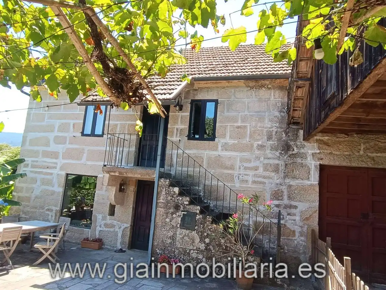 Vista exterior de Casa o chalet en venta en Mondariz con Calefacción, Jardín privado y Terraza