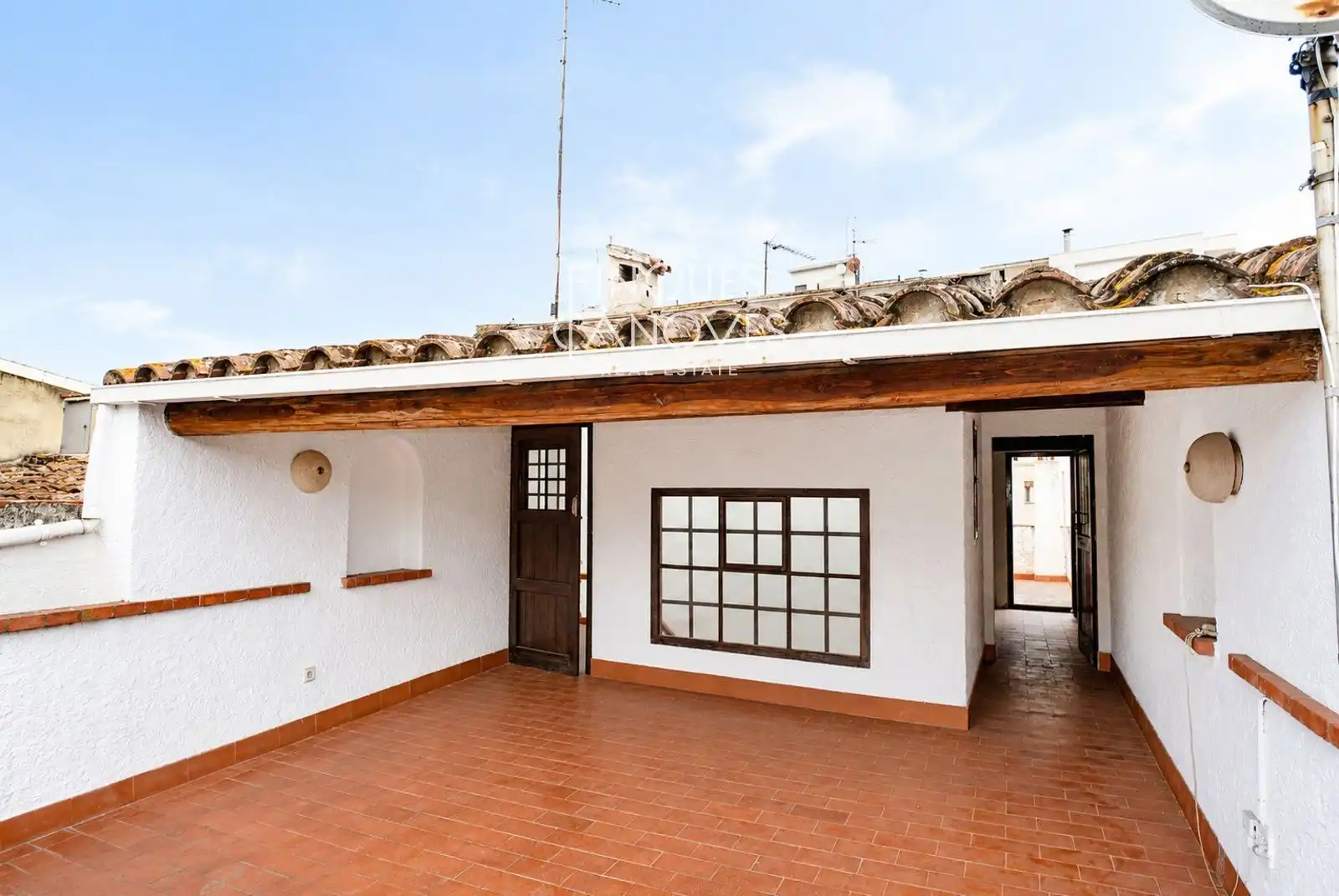 Terraza de Casa o chalet en venta en Santa Coloma de Farners con Aire acondicionado, Calefacción y Trastero