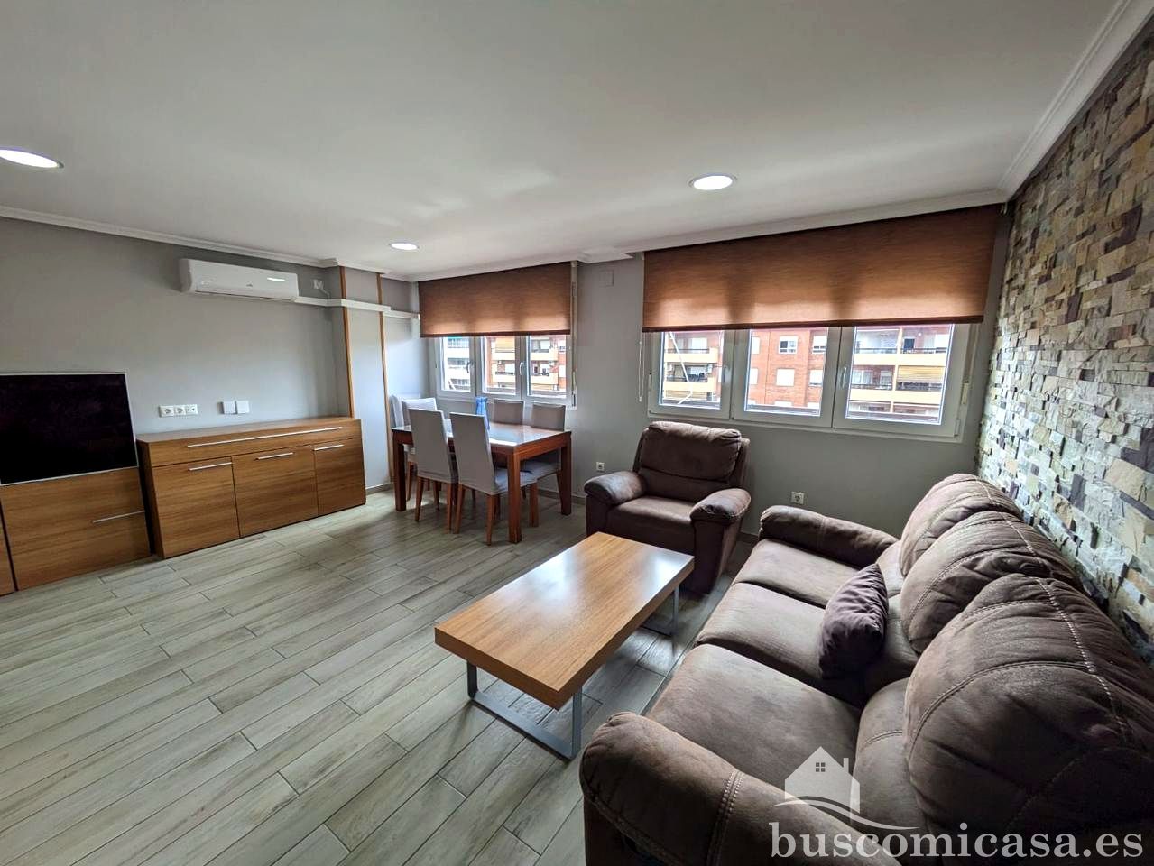 Living room of Flat to rent in Linares  with Air Conditioner and Furnished
