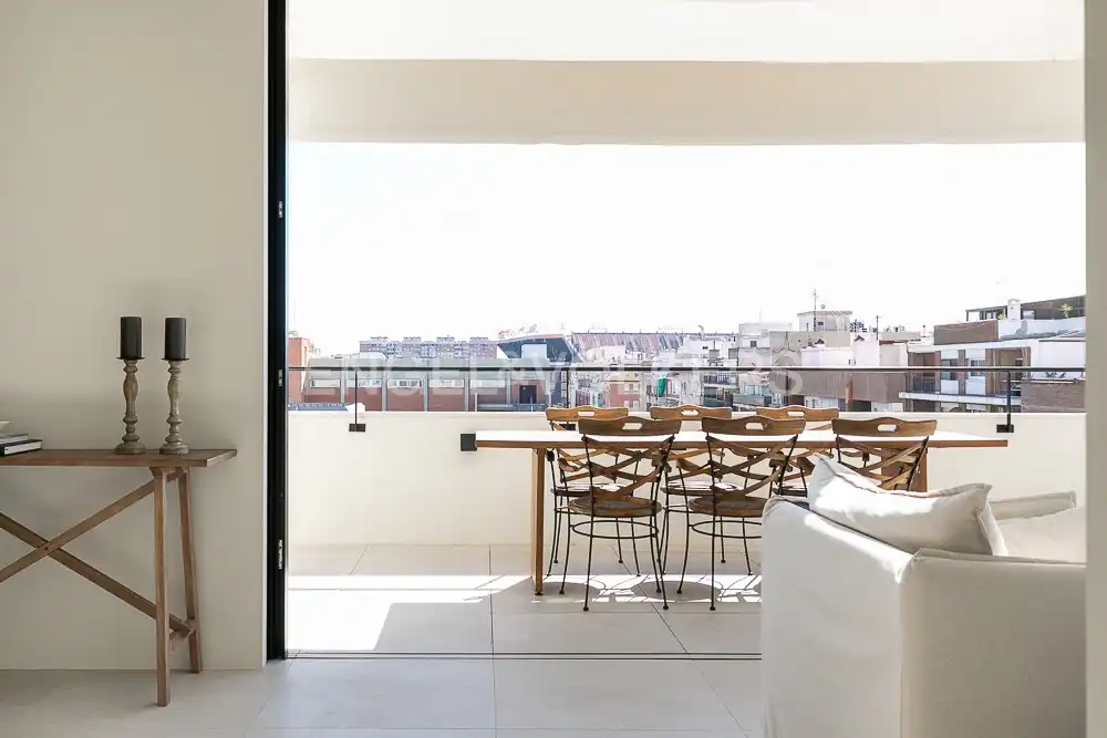 Terrace of Attic for rent in Valencia  with Air Conditioner, Heating and Terrace