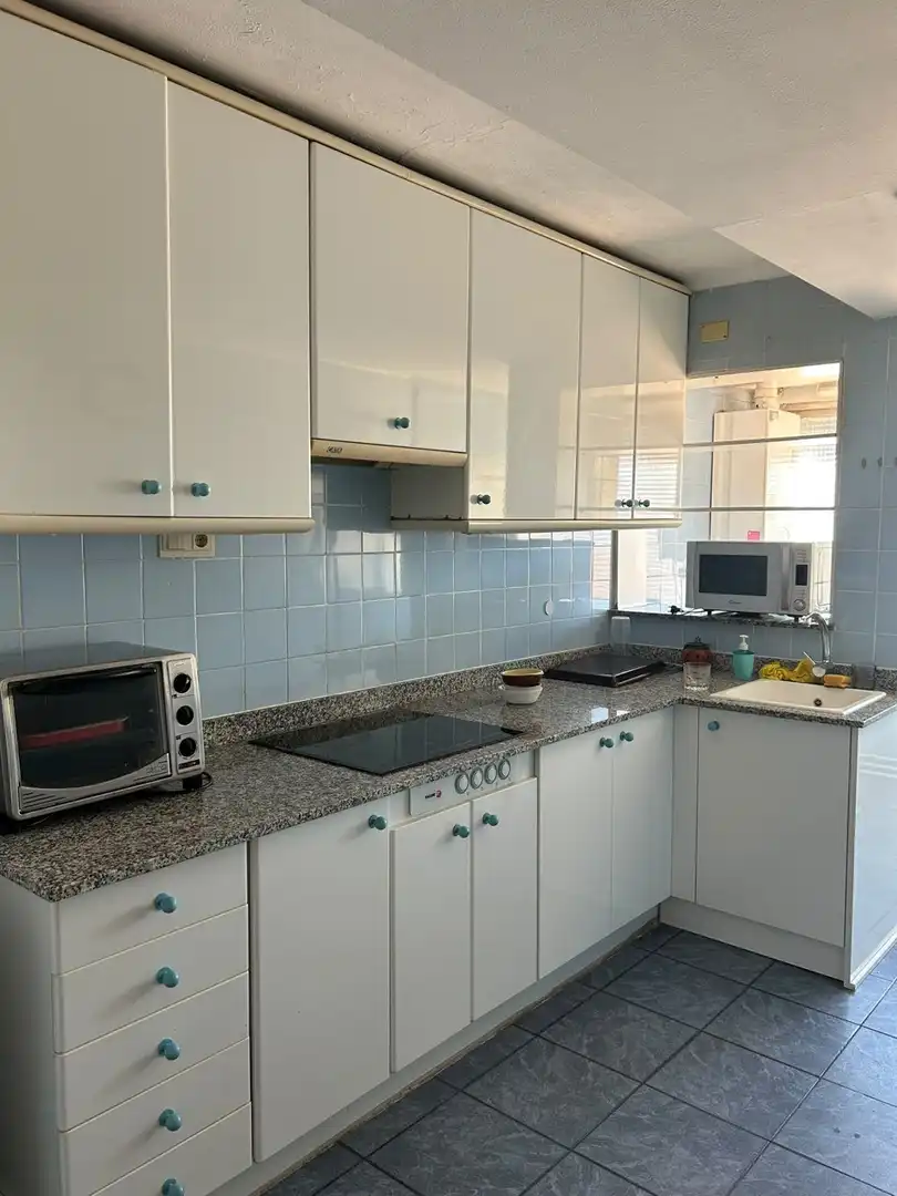 Kitchen of Flat for rent in Valencia  with Air Conditioner, Heating and Furnished