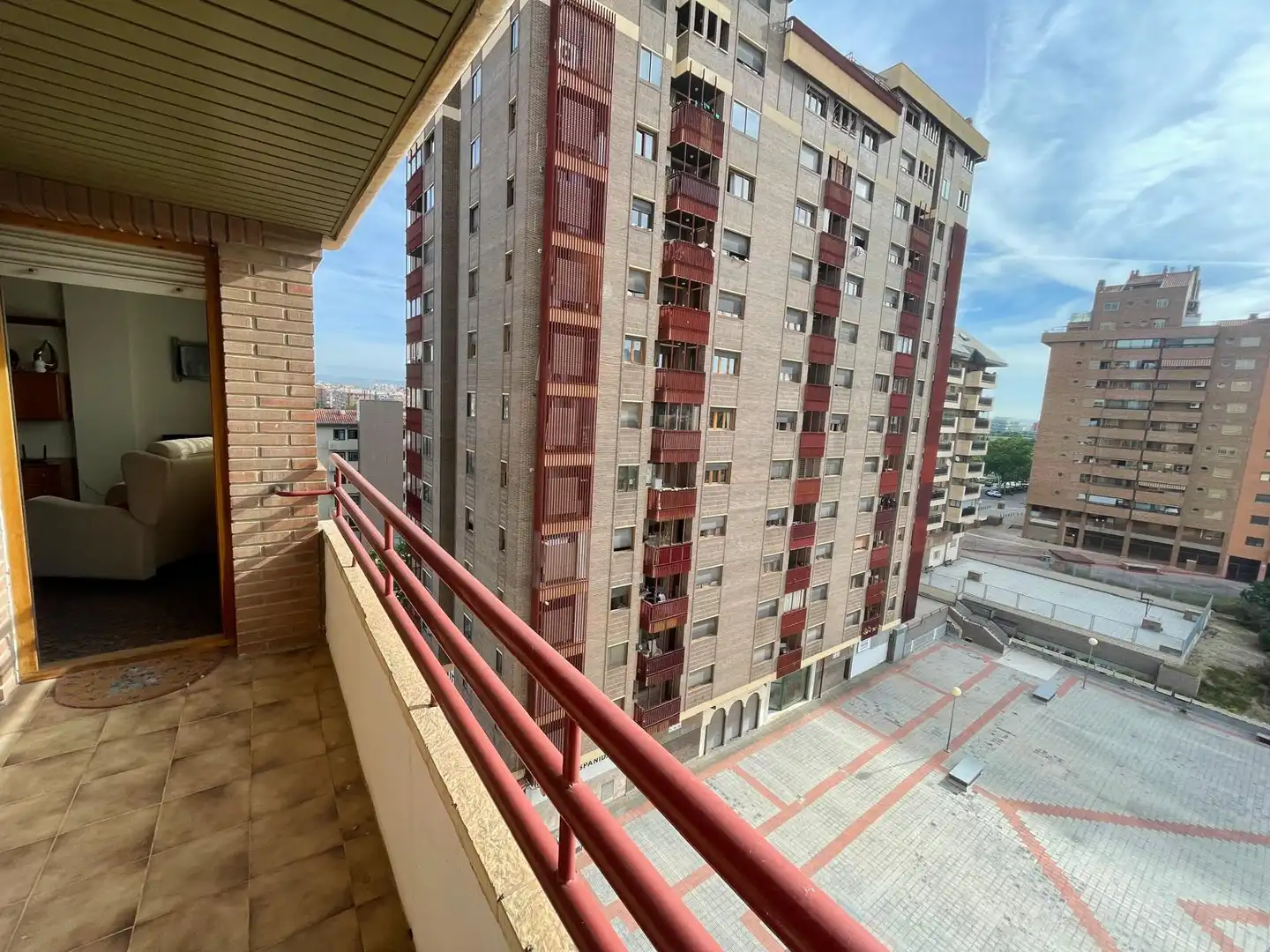 Terraza de Piso de alquiler en Zaragoza con Aire acondicionado, Calefacción y Terraza