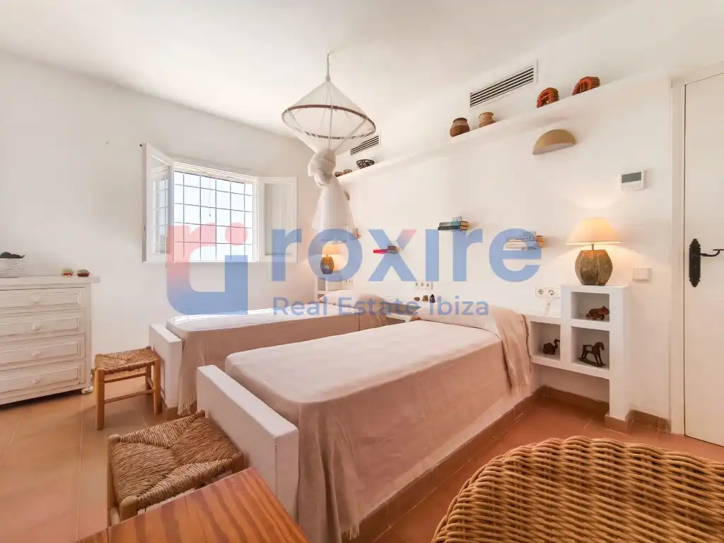 Bedroom of Houses for rent in Sant Josep de sa Talaia  with Air Conditioner, Private garden and Terrace