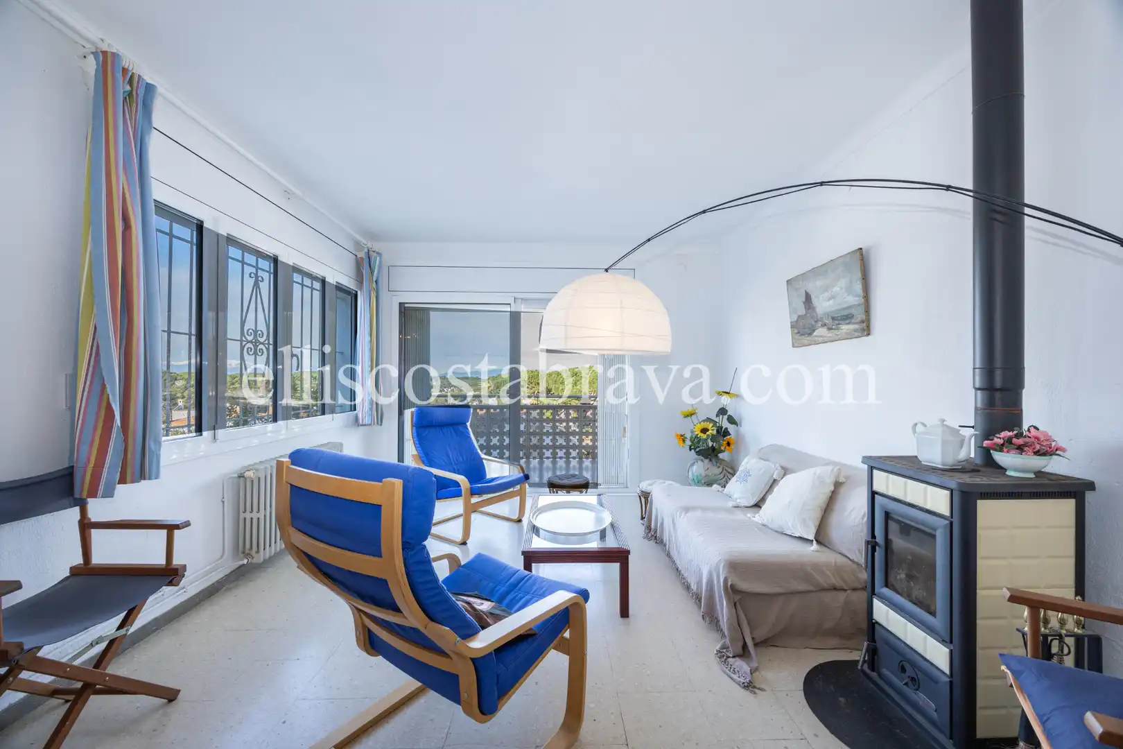 Sala de estar de Casa o chalet en venta en L'Escala con Jardín privado y Terraza