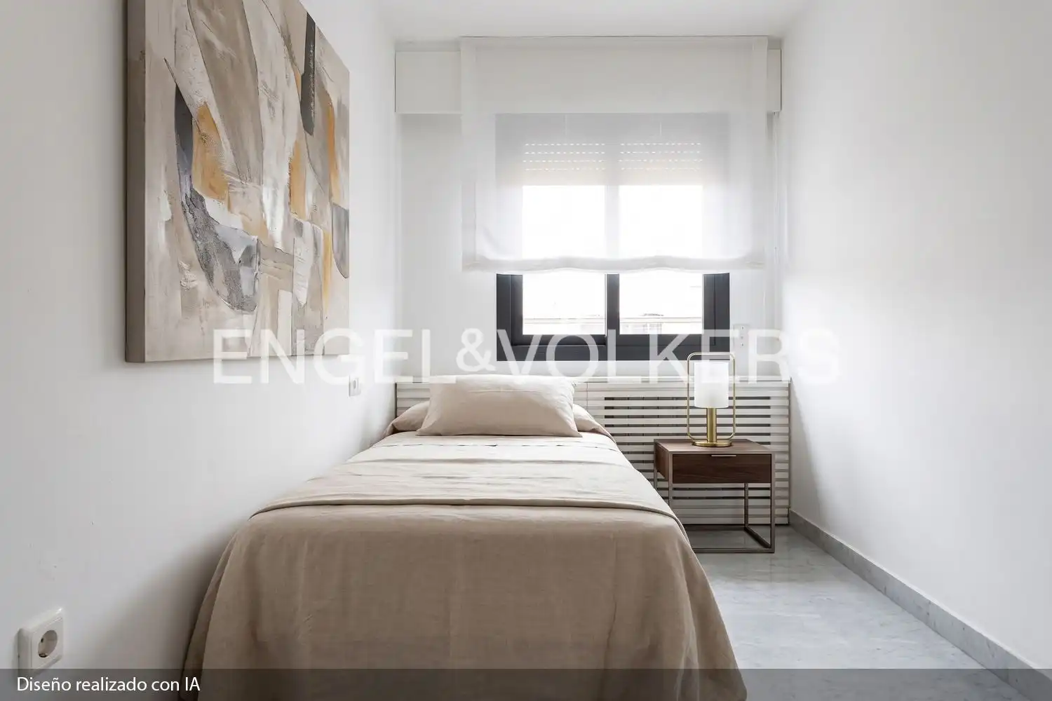 Bedroom of Attic for sale in Valencia  with Air Conditioner, Heating and Terrace