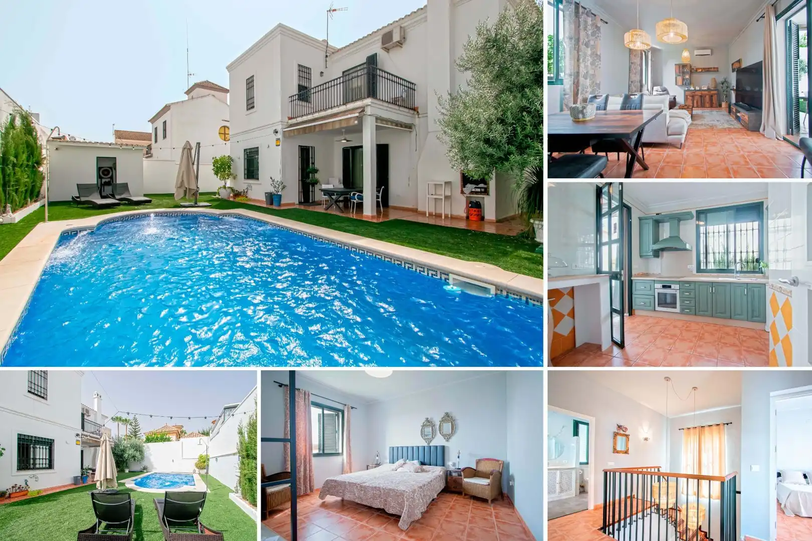 Vista exterior de Casa o xalet en venda en Burguillos amb Aire condicionat, Jardí privat i Terrassa