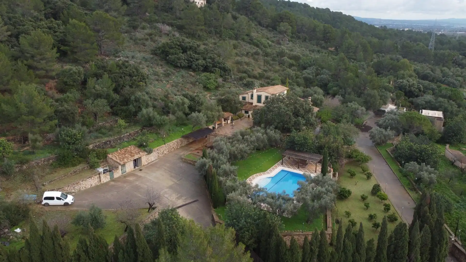 Jardín de Finca rústica de alquiler en  Palma de Mallorca con Aire acondicionado, Calefacción y Jardín privado