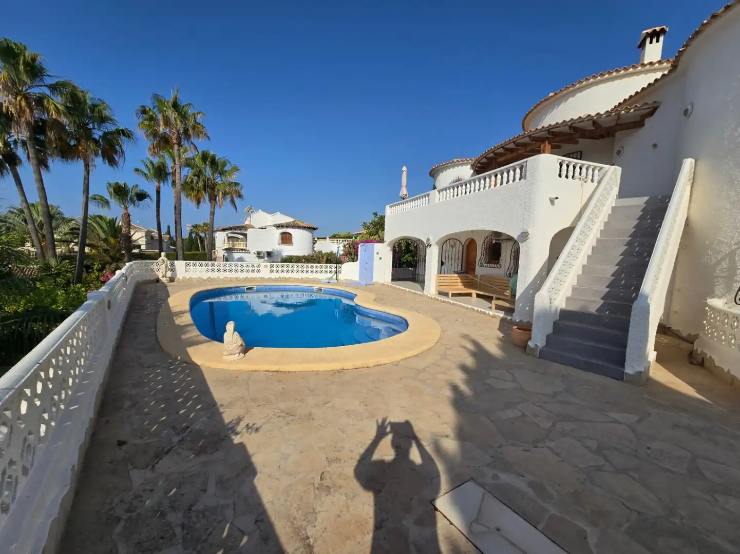 Swimming pool of Houses for sale in Calpe / Calp