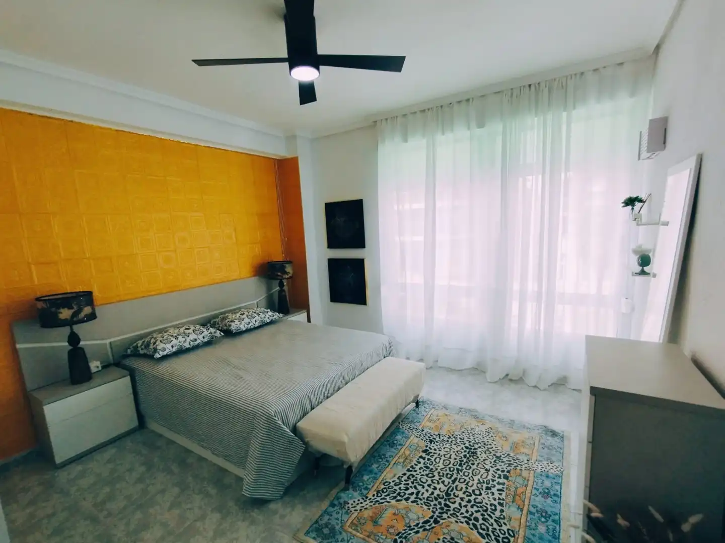 Bedroom of Flat for sale in Cullera  with Terrace and Furnished