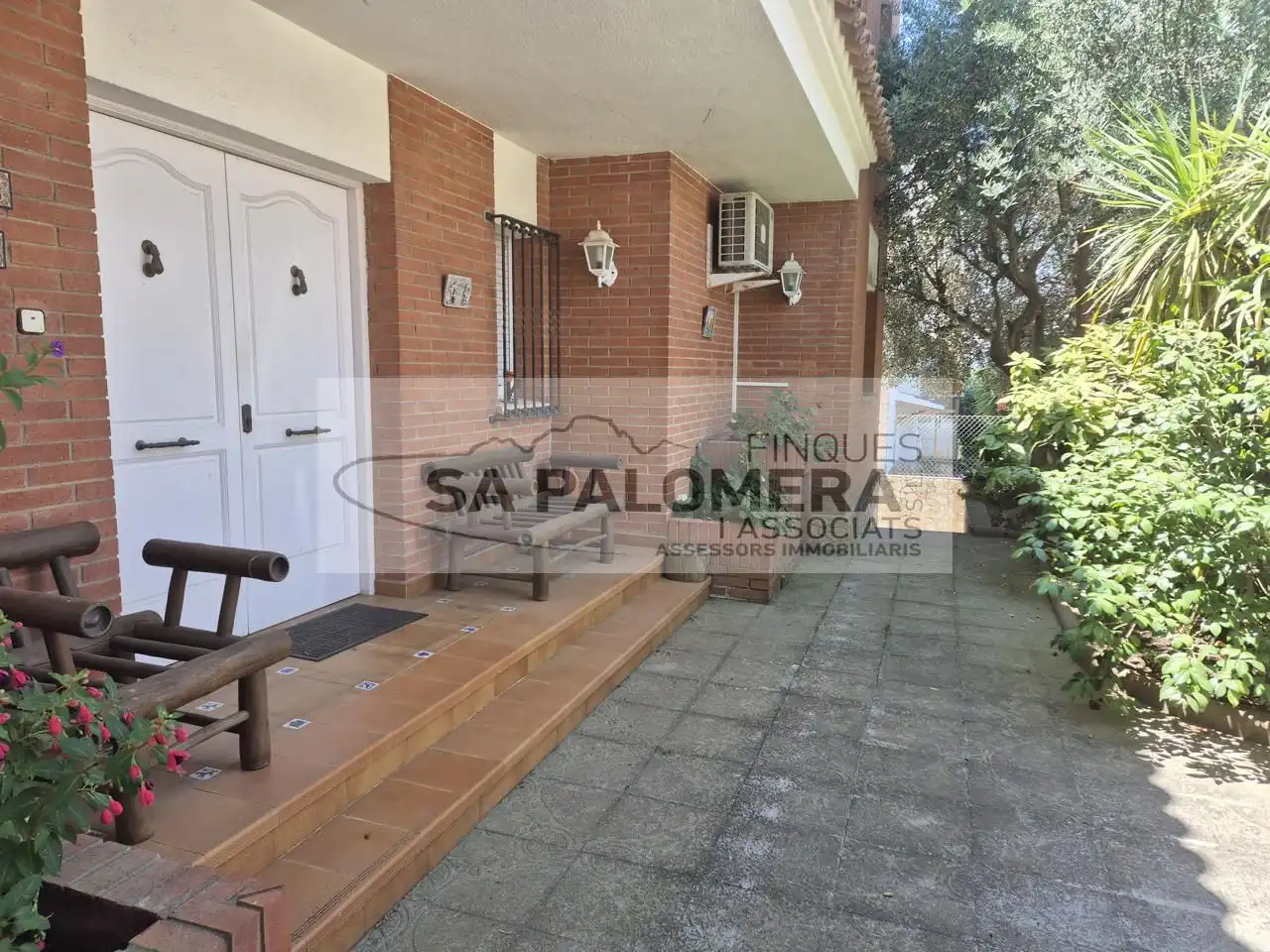 Vista exterior de Casa o chalet en venta en Blanes con Aire acondicionado, Jardín privado y Terraza
