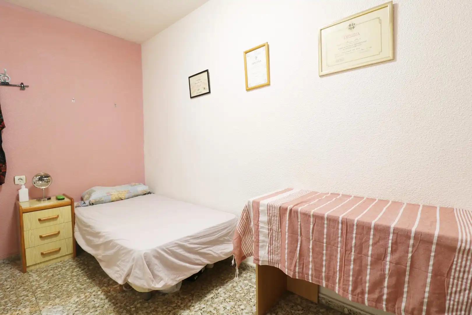 Schlafzimmer von Wohnung zum Verkauf in Elche / Elx mit Klimaanlage, Möbliert und Balkon