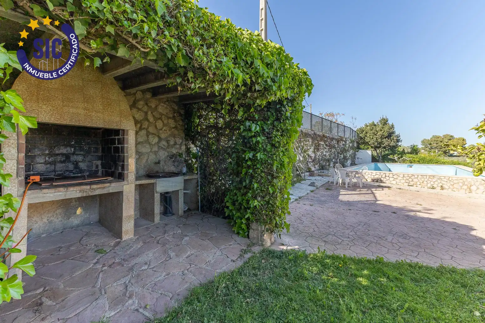 Terraza de Casa o chalet en venta en Chiva con Jardín privado