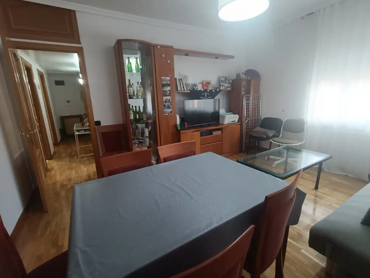 Dining room of Flat for rent in Salamanca  with Heating, Parquet flooring and Furnished