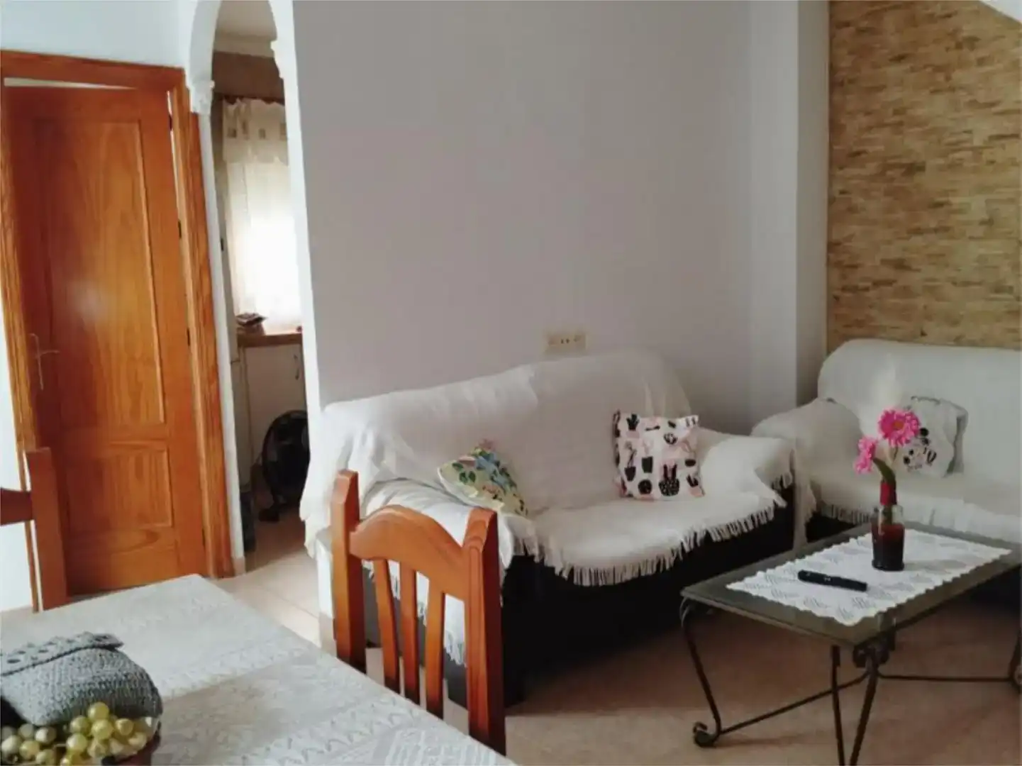 Sala de estar de Casa adosada en venta en Barbate con Balcón