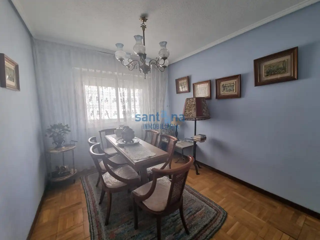 Dining room of Flat for sale in León Capital   with Heating, Parquet flooring and Terrace