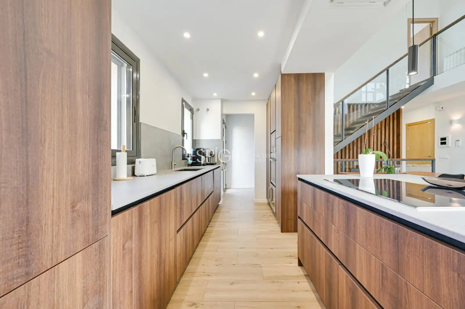 Kitchen of Houses for sale in Mataró  with Air Conditioner, Private garden and Terrace