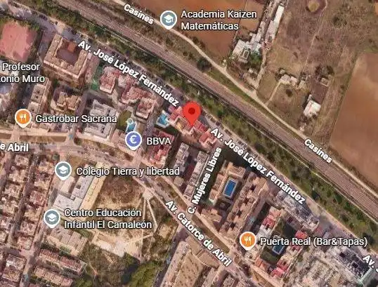 Exterior view of Flat for sale in Puerto Real  with Private garden