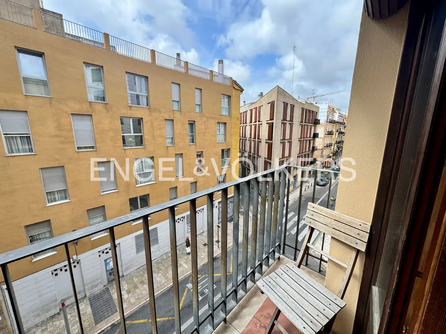 Terraza de Piso de alquiler en Valencia con Aire acondicionado, Calefacción y Parquet