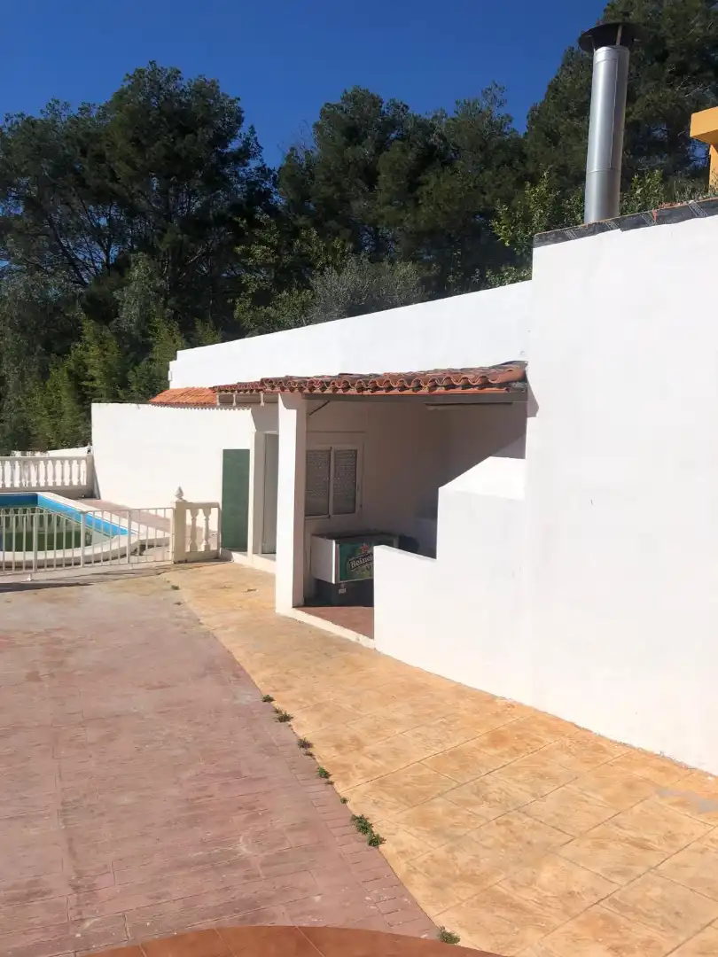 Vista exterior de Casa o chalet en venta en Albalat dels Tarongers con Aire acondicionado, Jardín privado y Terraza