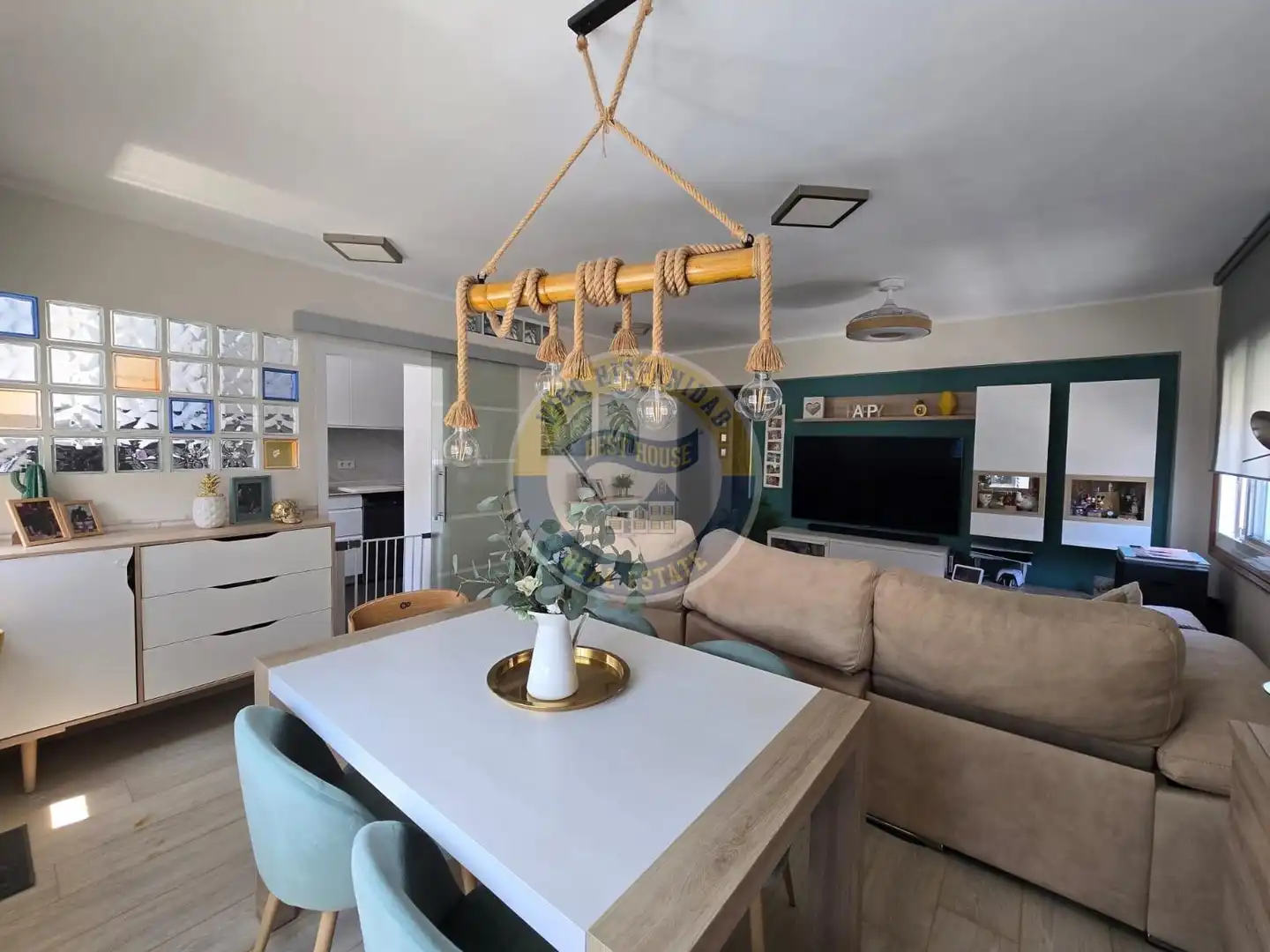Dining room of Flat for sale in Vigo   with Terrace and Furnished
