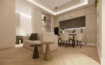 Sala d'estar de Pis en venda en  Madrid Capital amb Aire condicionat i Terrassa