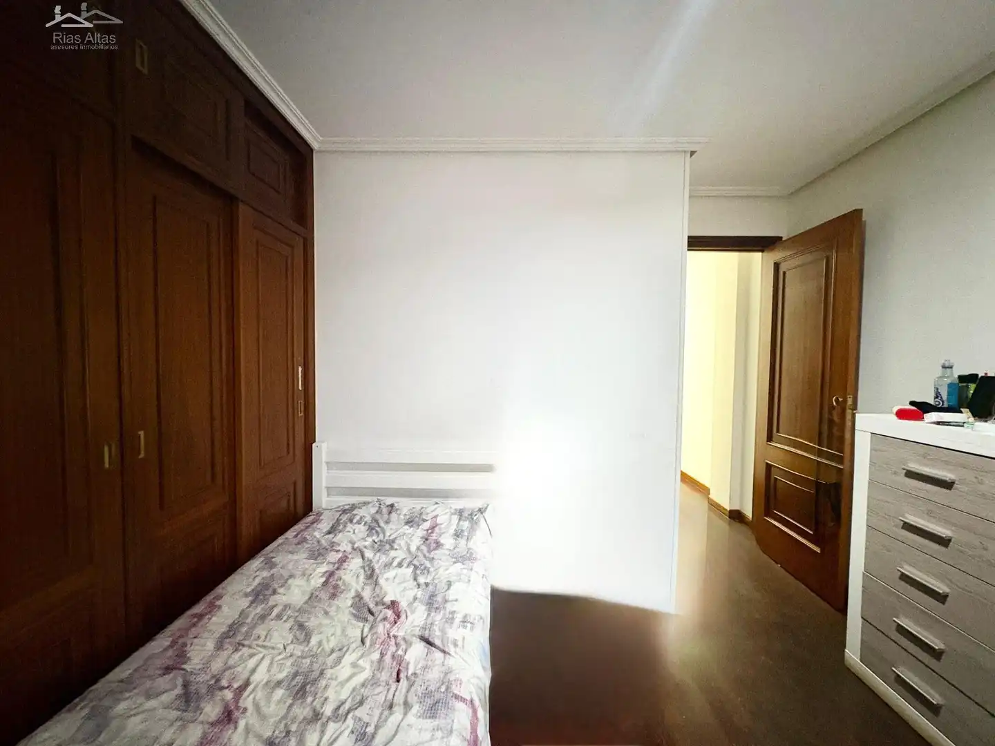 Bedroom of Flat for sale in A Coruña Capital   with Heating, Parquet flooring and Terrace