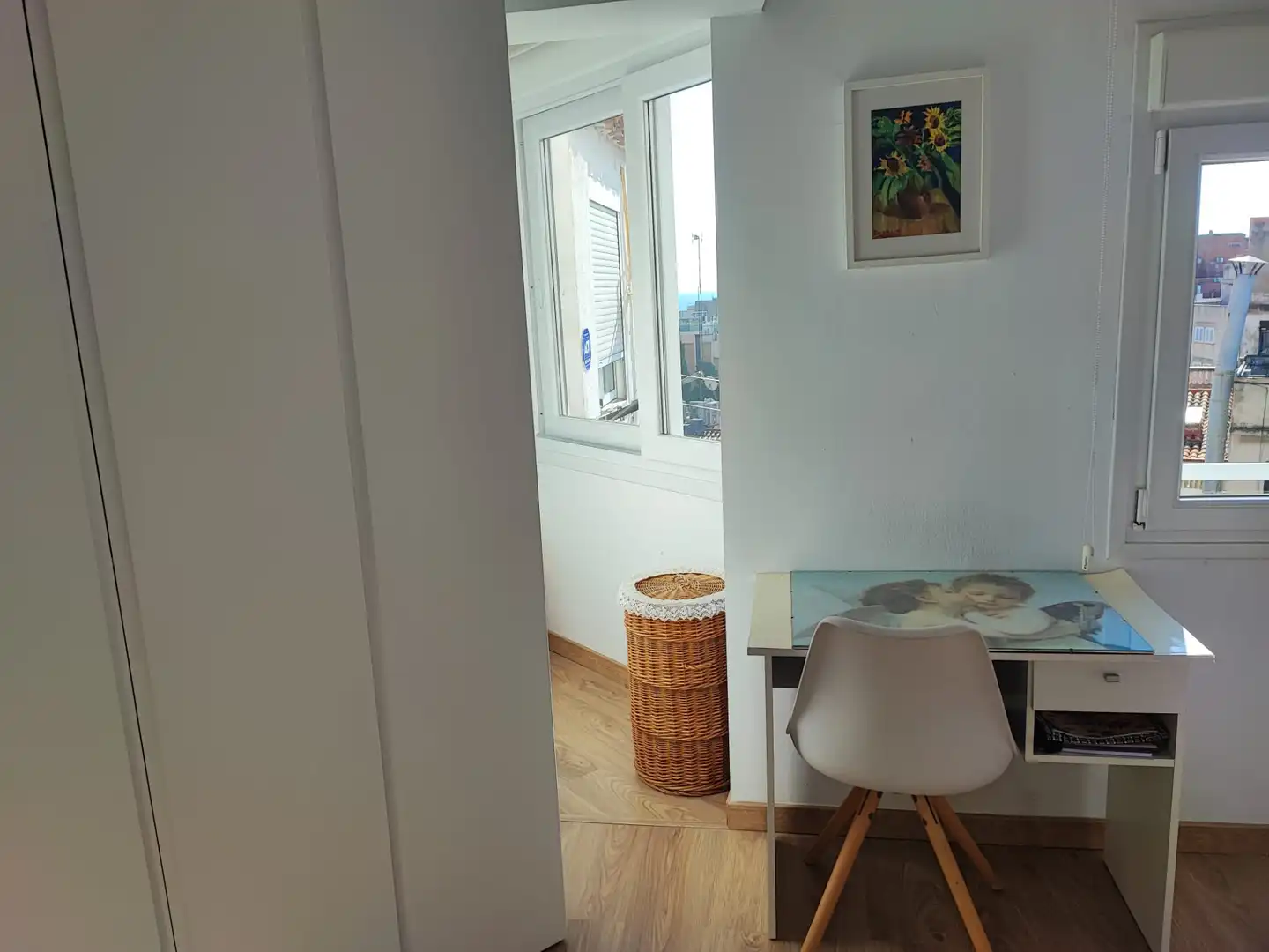 Schlafzimmer von Dachboden zum Verkauf in Tarragona mit Klimaanlage, Heizung und Parkett