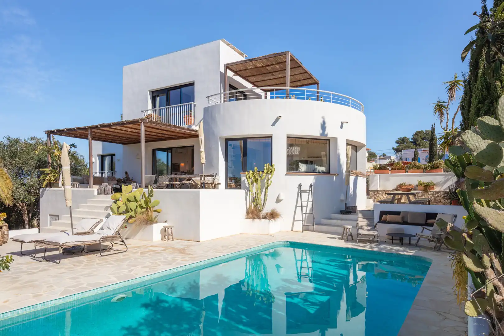 Exterior view of Houses for sale in Jávea / Xàbia  with Air Conditioner, Heating and Private garden