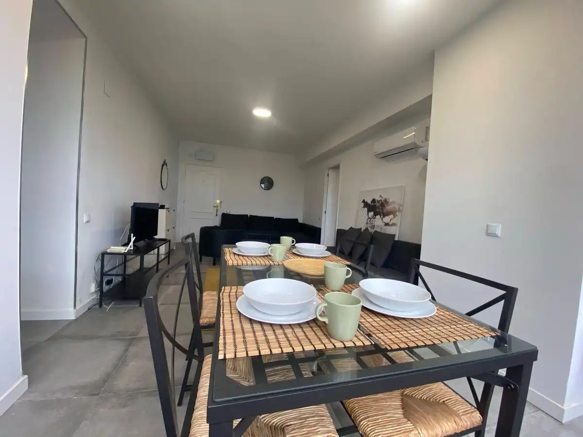 Dining room of Apartments for rent in Marbella  with Air Conditioner and Community pool