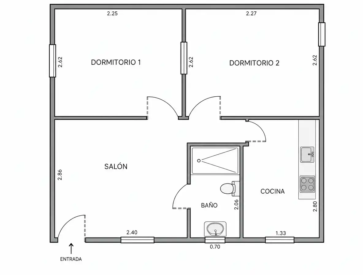Flat for sale in Madrid  with Heating, Furnished and Washing machine
