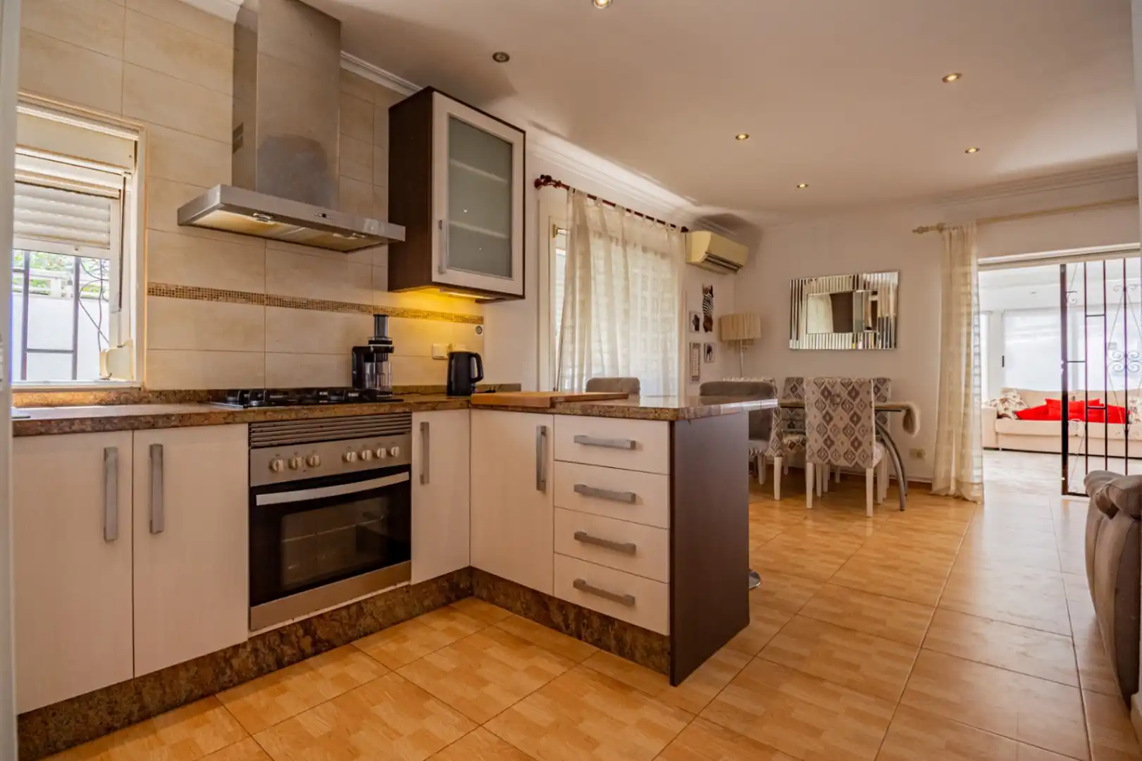 Cocina de Casa o chalet de alquiler en L'Alfàs del Pi con Aire acondicionado, Calefacción y Piscina