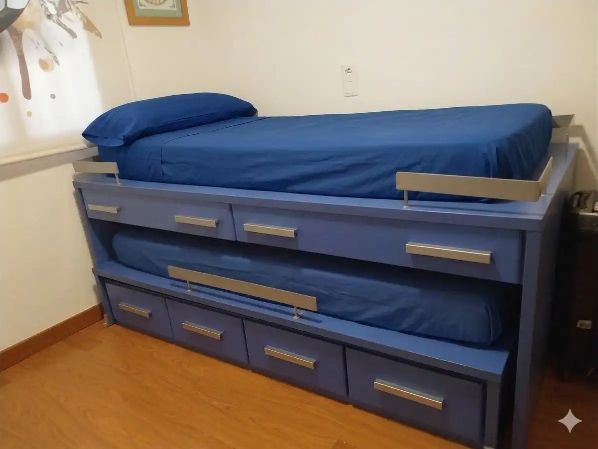 Schlafzimmer von Erdgeschoss zur Miete in Cartagena mit Klimaanlage, Schwimmbad und Möbliert