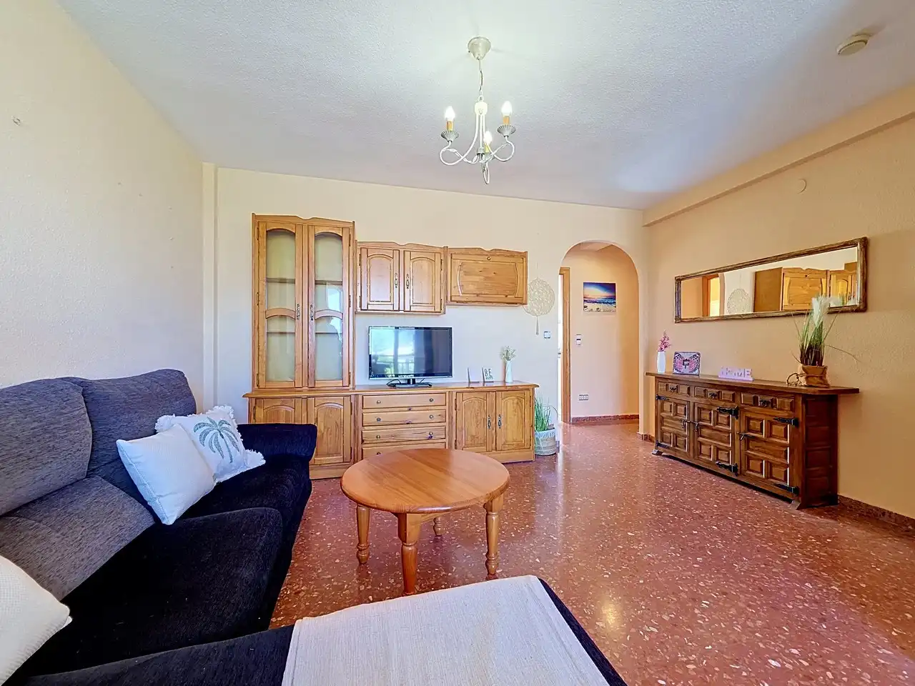 Living room of Apartments for sale in Dénia  with Furnished, Oven and Washing machine