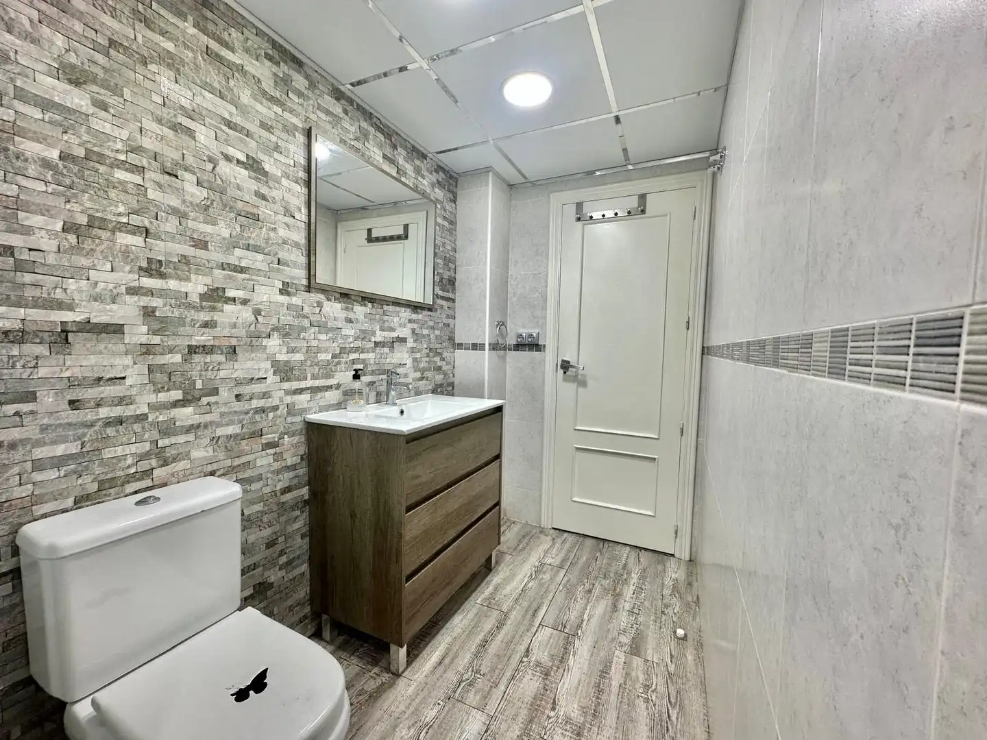 Badezimmer von Wohnung zum Verkauf in Alcantarilla mit Klimaanlage, Möbliert und Balkon