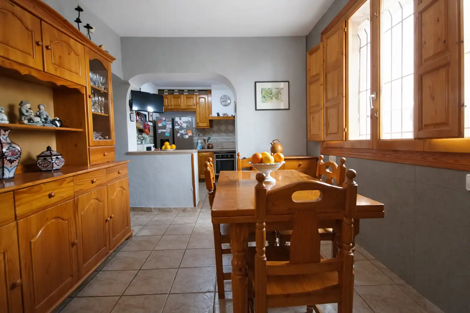 Cuina de Casa o xalet en venda en Vila-real amb Aire condicionat, Calefacció i Jardí privat