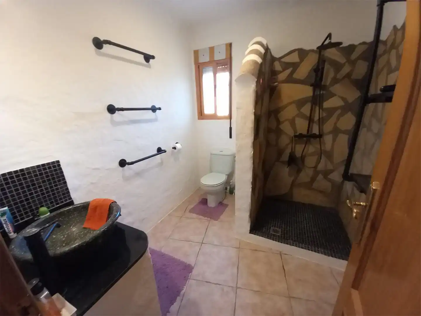 Bany de Finca rústica en venda en Orce amb Jardí privat, Traster i Piscina