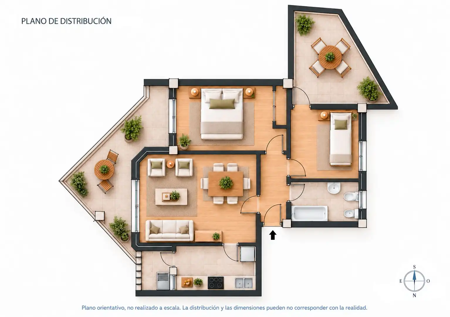 Appartement compact avec piscine à vendre à miramar 4, imagen 35